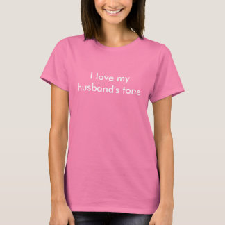 Camiseta Adoro o tom do meu marido