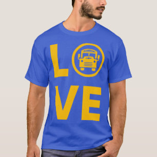 Camiseta Adoro Ônibus Escolar