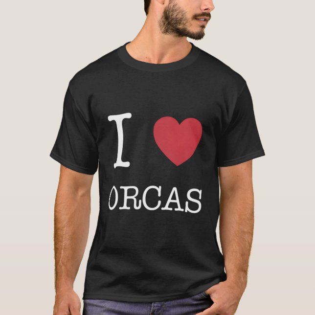 Camiseta Adoro Orcas I He Orcas (Frente)