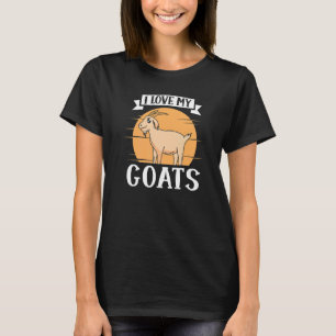 Camiseta Adoro Os Meus Caprinos, Proprietário De Animais De