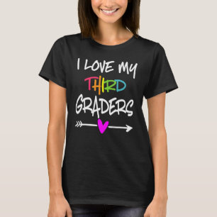 Camiseta Adoro Os Meus Terceiros Grades Divertidos Professo