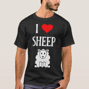 Camiseta Adoro Ovelhas, Fazenda Ovino, Ovelhas