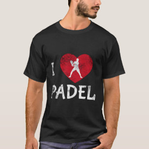 Camiseta Adoro Padel Tênis Padel Racket Padel Paddleball