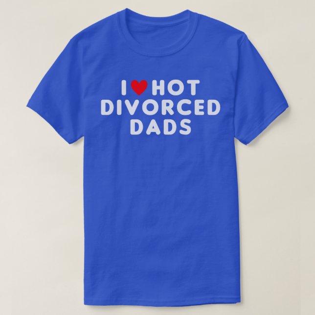 Camiseta Adoro Pais Divorciados Engraçados Coração Vermelho (Frente do Design)