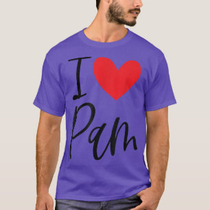 Camiseta Adoro Pam Name Personalised Girl Amam BFF