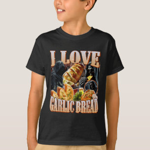 Camiseta Adoro Pão De Alho Esqueleto Engraçado Meme Estranh