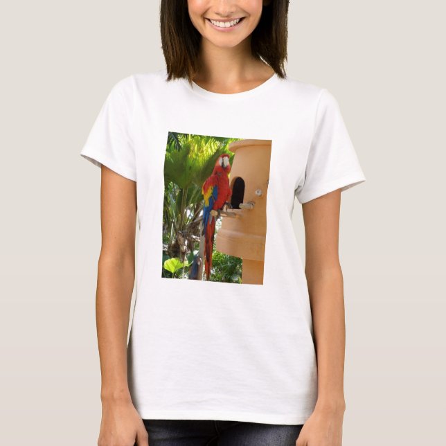 Camiseta Adoro papagaios (Frente)