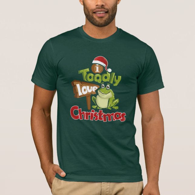 Camiseta Adoro Papais noeis Secretos Engraçados de Natal Pr (Frente)