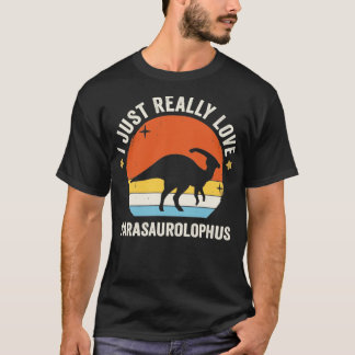 Camiseta Adoro Parasaurolophus 80 Retro Vinta