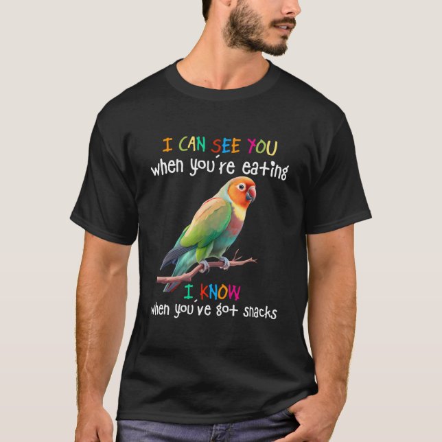 Camiseta Adoro Pássaros Que Consigo Ver Quando Você Está Co (Frente)