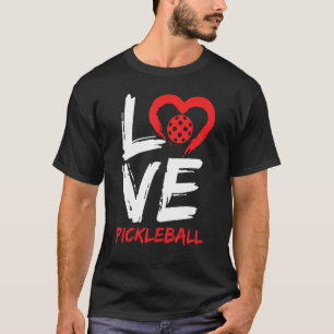 Camiseta Adoro Pickleball Vintage, Jogador de Bola de Pickl