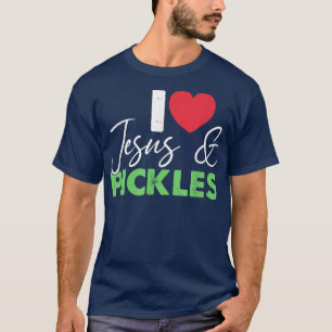 Camiseta Adoro picles e Jesus picando vegetação V
