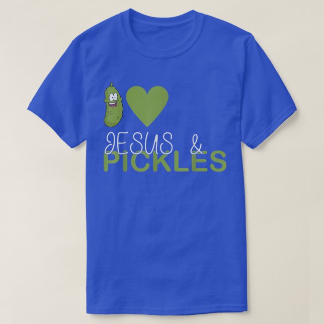 Camiseta Adoro picles e Jesus, Picles Vegetais V (Frente do Design)