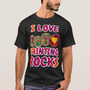 Camiseta Adoro Pintar Rochas Artísticas Premium