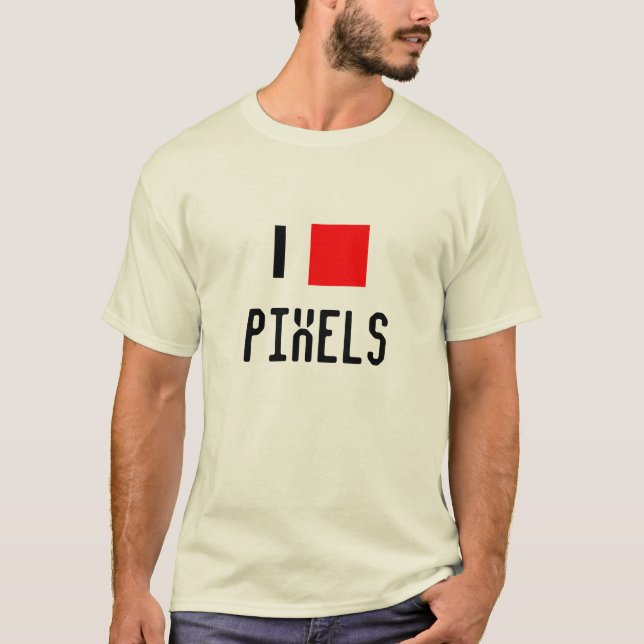 Camiseta Adoro Pixels (Frente)