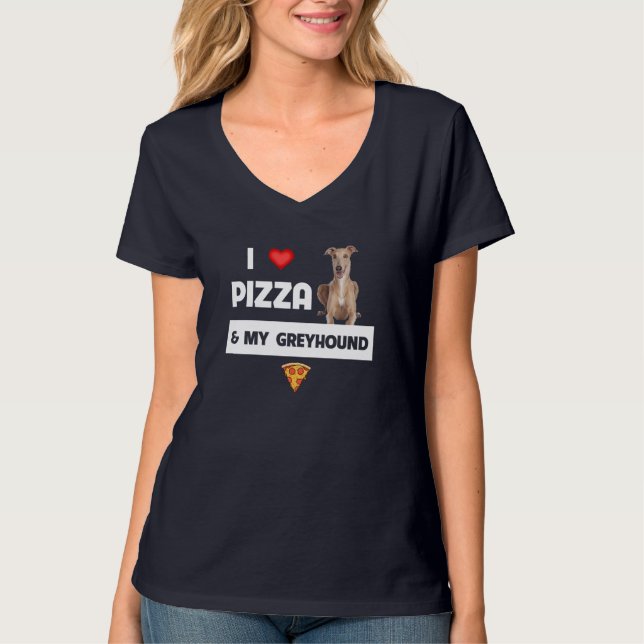 Camiseta Adoro Pizza e Pepperoni (Frente)