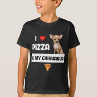 Adoro Pizza e Pepperoni, dono do cachorro Chihuahu