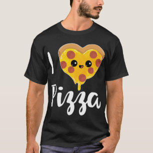 Camiseta Adoro Pizza - Engraçado Queijo de Foodie Salami Lo