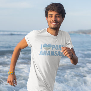 Camiseta Adoro Port ArKansas Cute Texas Beach