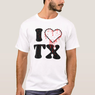 Camiseta Adoro Presentes De Sangue De Coração Com Tx Chai