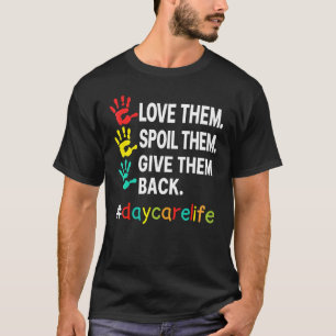 Camiseta Adoro Prestador de Cuidados de Criança