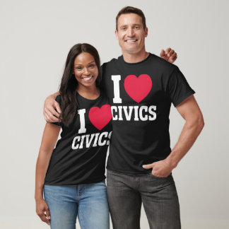Camiseta Adoro Professora De Ciências Civis E Estudante