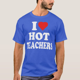 Camiseta Adoro Professores Quentes, Engraçado Retrô Vintage