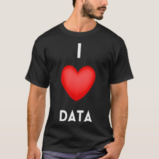 Camiseta Adoro Programador de Codificação de Data Science