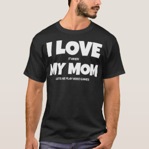 Camiseta Adoro quando a minha mãe me deixa tocar Videos ga