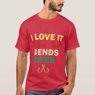 Camiseta adoro quando ela se inclina mais de 70