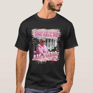 Camiseta Adoro Quando Me Chamo Grande Pai Do Papá Donald T