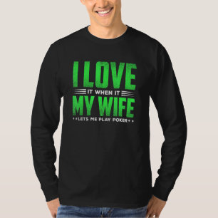 Camiseta Adoro Quando Minha Esposa Me Deixa Brincar De Poke