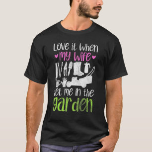 Camiseta Adoro Quando Minha Esposa Me Deixa No Jardim Jardi