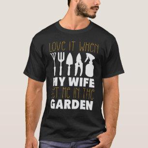 Camiseta Adoro Quando Minha Esposa Me Deixa No Jardim Jardi