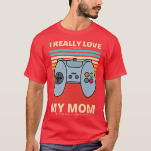 Camiseta Adoro Quando Minha Mãe Me Deixa Jogar Vídeo Ga