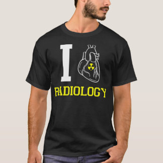 Camiseta Adoro Radiologia Anatômica Coração XRay Tech Stude