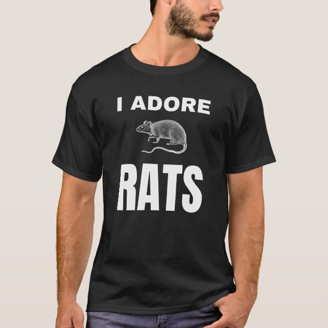 Camiseta Adoro ratos (Frente)