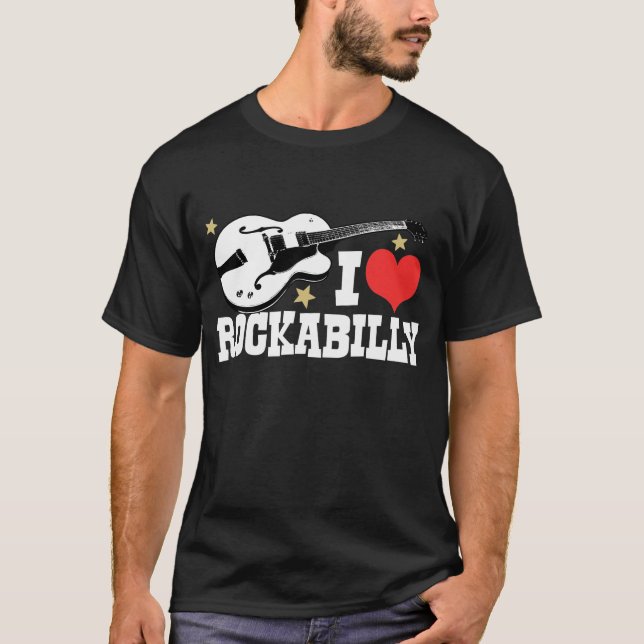 Camiseta Adoro Rockabilly (Frente)