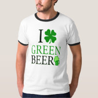 Adoro Ruas de Cerveja Verde "Shamrock". Dia de Pat
