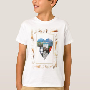 Camiseta Adoro Ruas. Maarten Shells Heart - Celeste Sheffey
