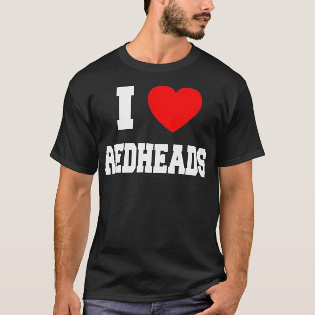 Camiseta Adoro ruivas (Frente)
