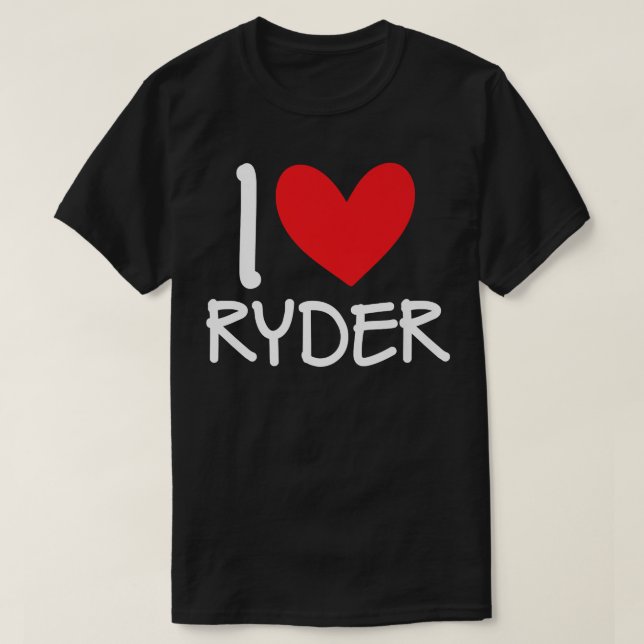 Camiseta Adoro Ryder Name Personalizado Men Cara Amigo BFF (Frente do Design)