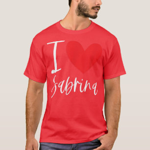 Camiseta Adoro Sabrina Name Personalizado Girl Woman BFF Fr