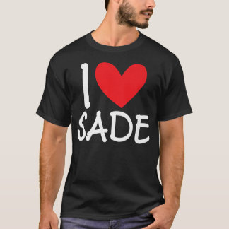 Camiseta Adoro Sade Name Heart Personalised Girl Woman BFF