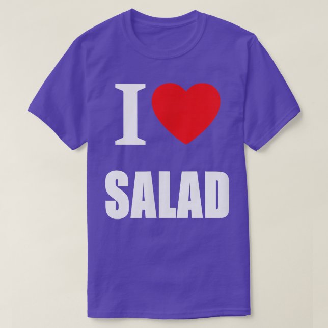 Camiseta Adoro Salada Para Veganos Vegetarianos Saudáveis S (Frente do Design)