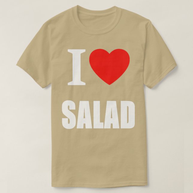 Camiseta Adoro Salada Para Veganos Vegetarianos Saudáveis S (Frente do Design)