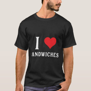 Camiseta Adoro Sanduíches Ele