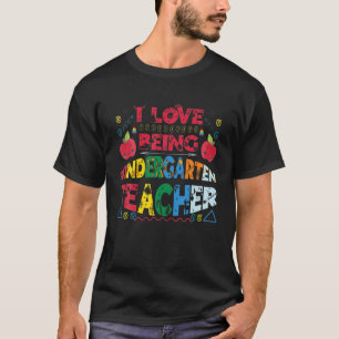 Camiseta Adoro Ser Professora Do Jardim De Infância Flannel