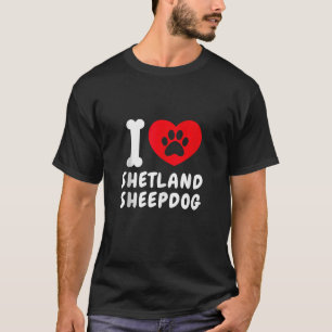 Camiseta Adoro Shetland Sheepdog Difs Cachorro Cachorro Cac