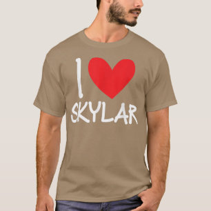 Camiseta Adoro Skylar Name Personalizado Men Cara Amigo BFF